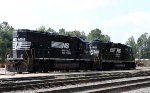 NS 7100 & 5157 sit in Glenwood Yard